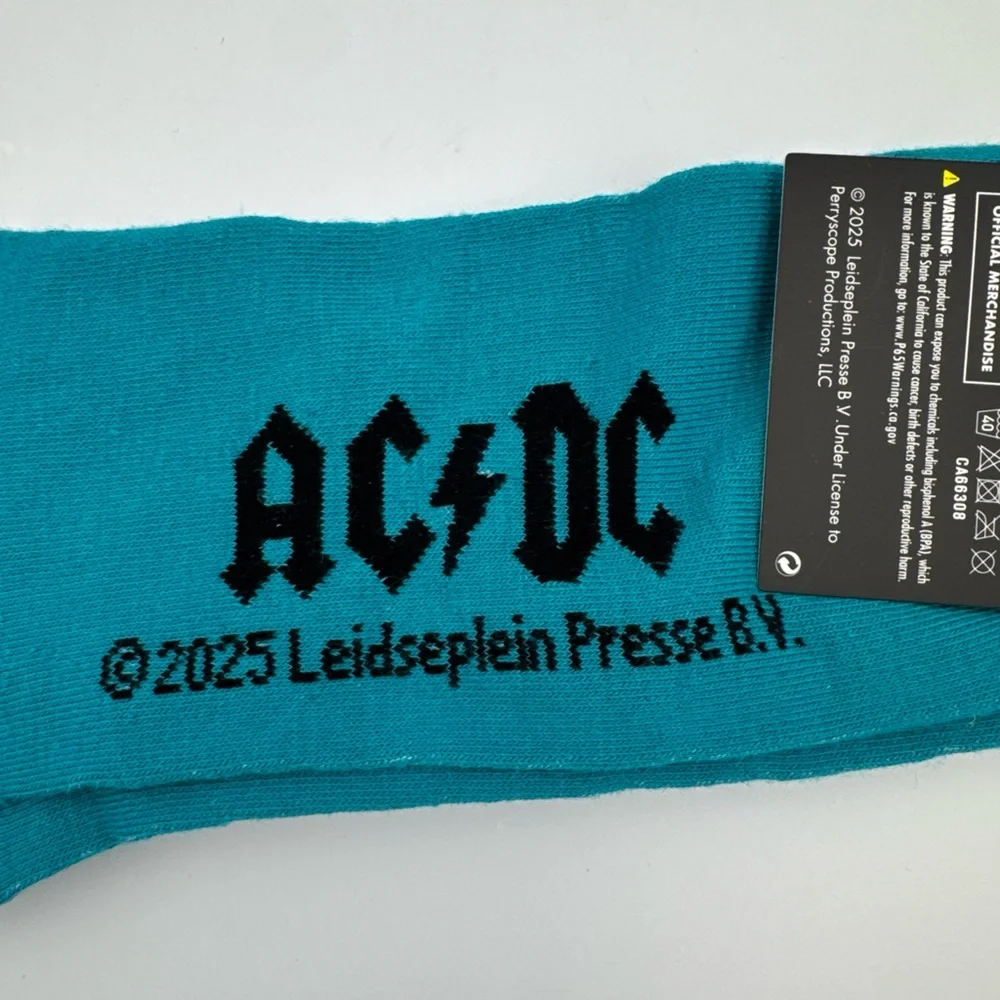 AC/DC‎ Rock Band Pair Officially Licensed Socks Unisex Men Women New
